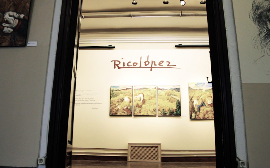 El pintor Ricolópez deposita varias de sus obras en el Museo de Bellas Artes de Murcia